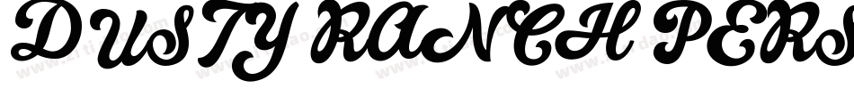DUSTY RANCH PERSONAL USE字体转换